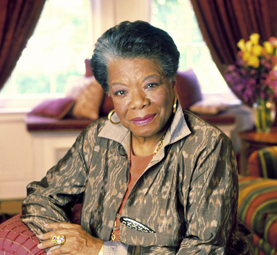 Photograph of Maya Angelou by Dwight Carter