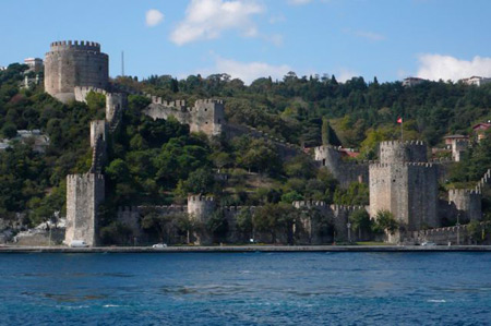 Rumeli fortress, on the shoreline hill at Bebek, was built in 1452.