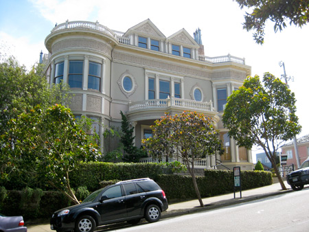 The historic Ellinwood mansion at 2799 Pacific Avenue.