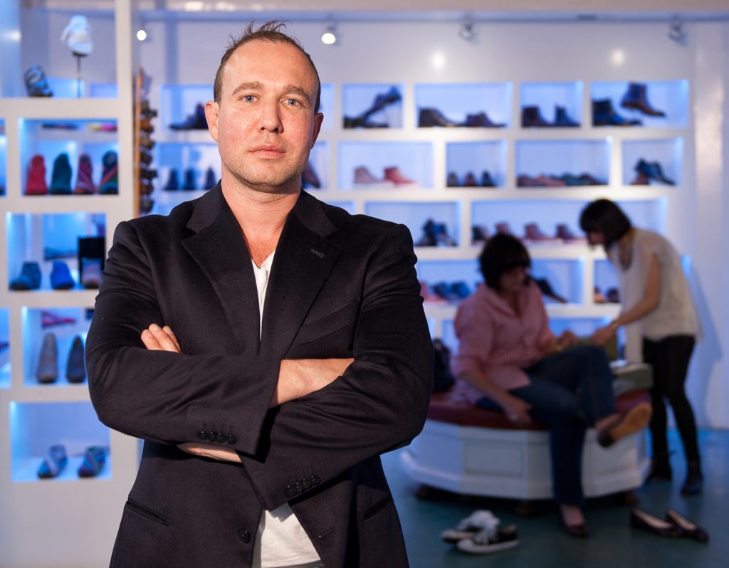 Photograph of Paolo Iantorno, owner of Paolo Shoes, by Daniel Bahmani
