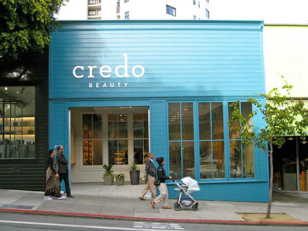 Credo's first store is located at 2136 Fillmore — and not by accident.