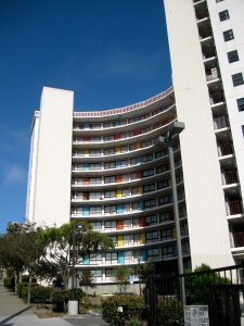 John Savage Bolles designed John F. Kennedy Towers at 2451 Sacramento.