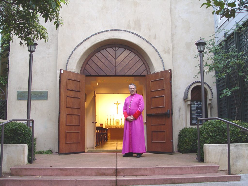 Archbishop James Provence at St. Thomas Anglican Church in San Francisco