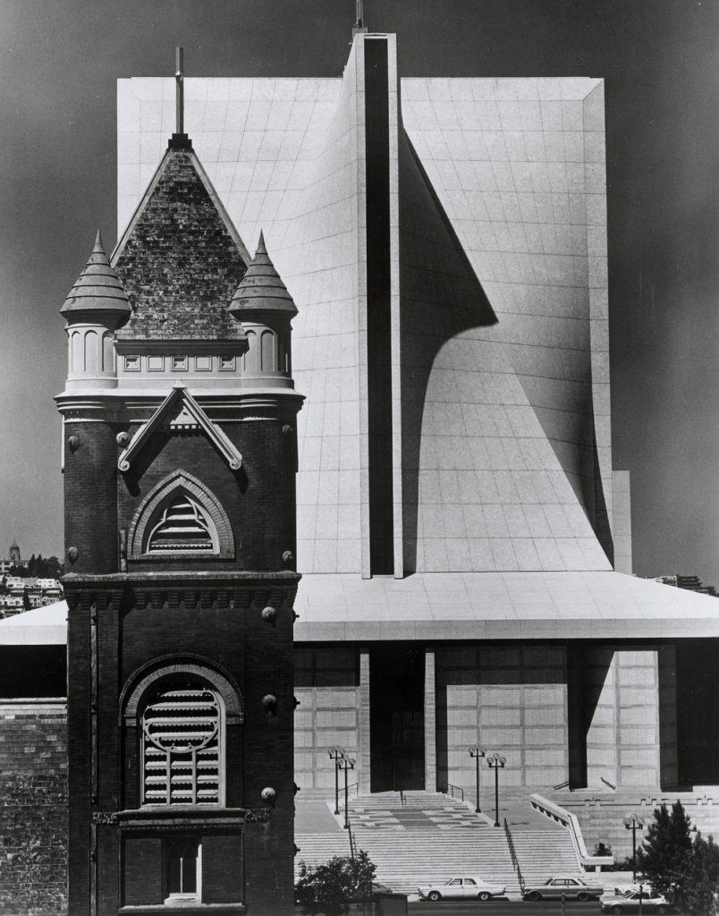 St. Mary's Cathedral soon after it opened in 1971.