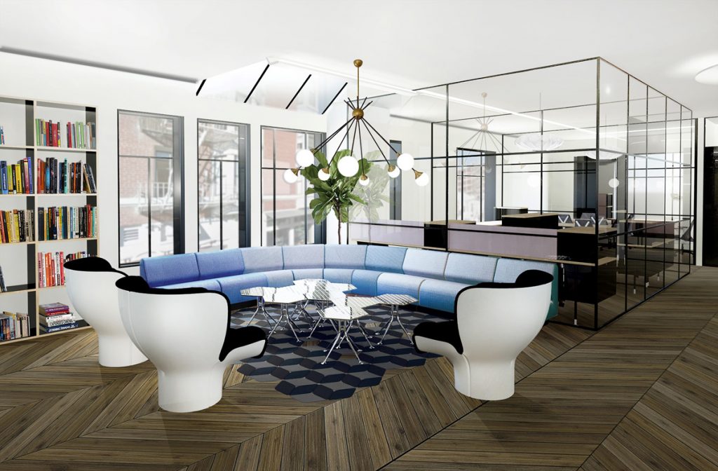 Canopy’s workspace will feature furnishings designed by Yves Behar and others.