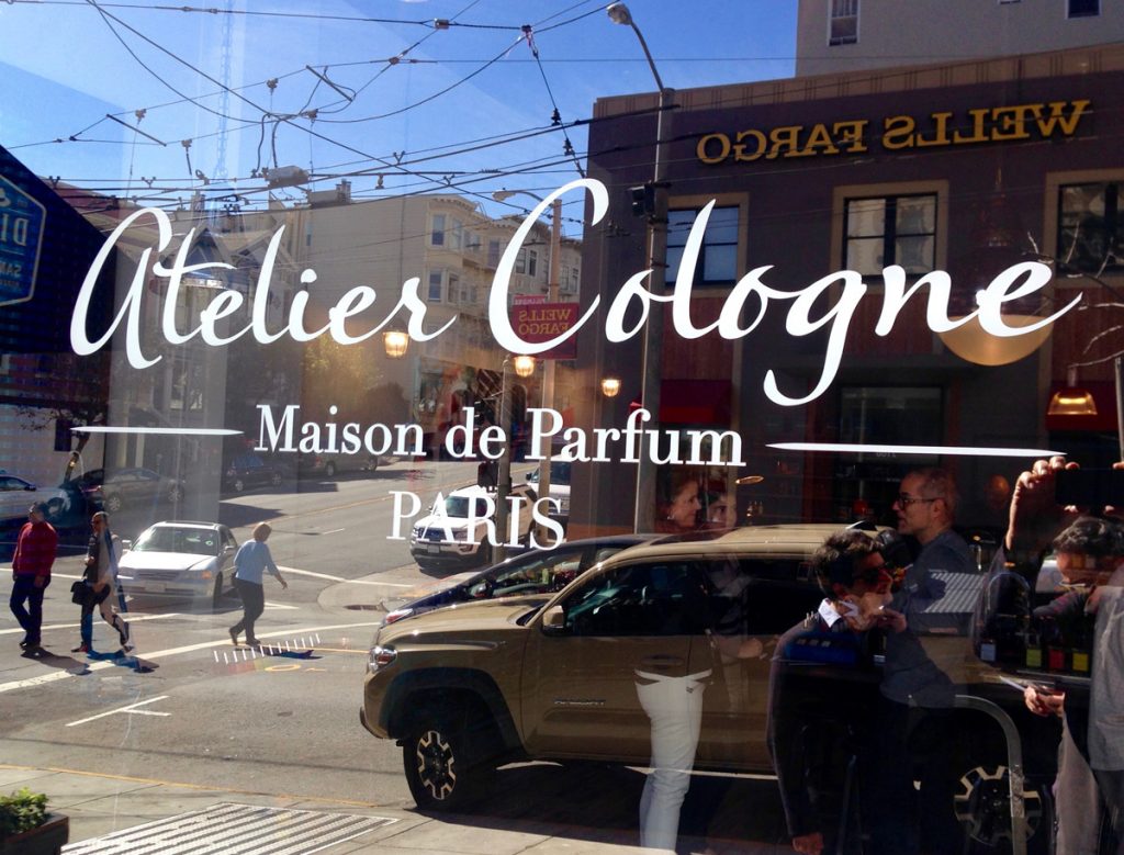 Atelier Cologne from Paris is the newest beauty and body shop on Fillmore Street.