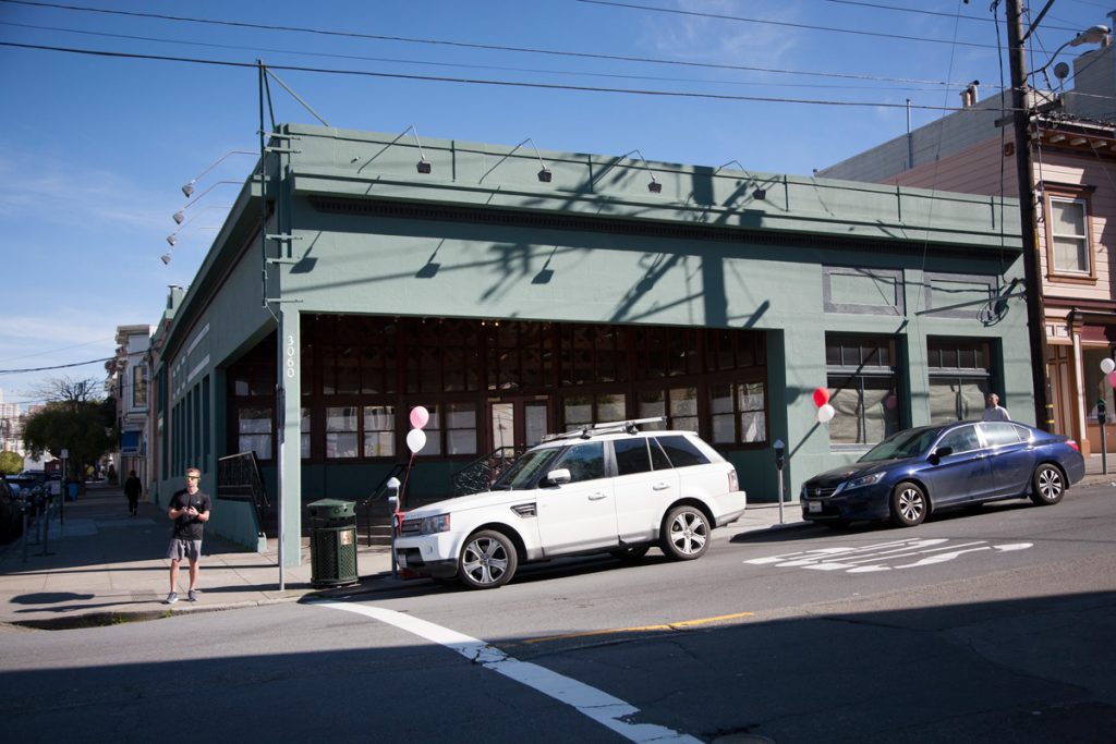 The future is in doubt for the garage at 3060 Fillmore that formerly housed Real Foods.