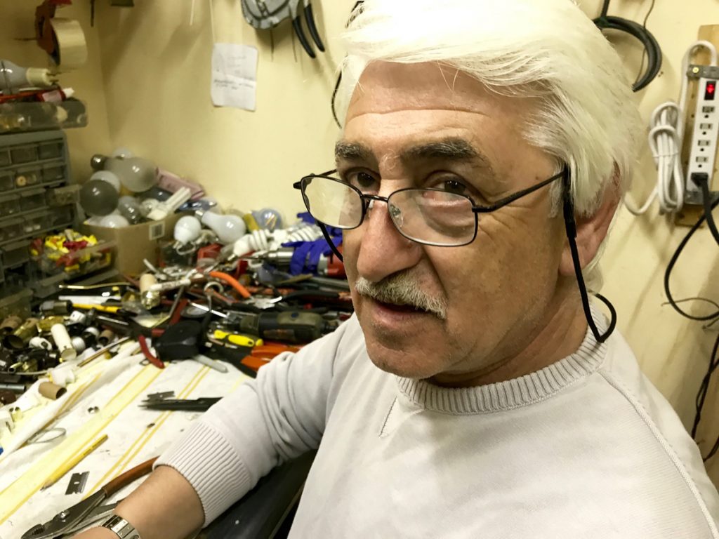 “I never overcharge, but I buy the best quality,” says Yury Budovlya, owner of Yury’s Lights & Beyond.