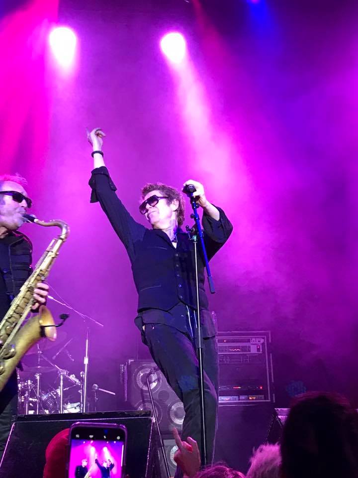Richard Butler and The Psychedelic Furs onstage at the Fillmore Auditorium on July 25.