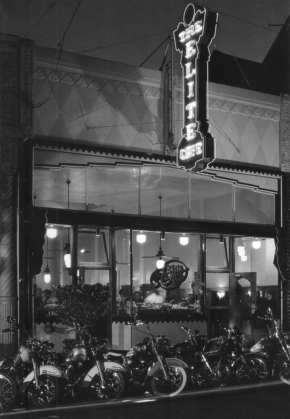 He created the Elite Cafe